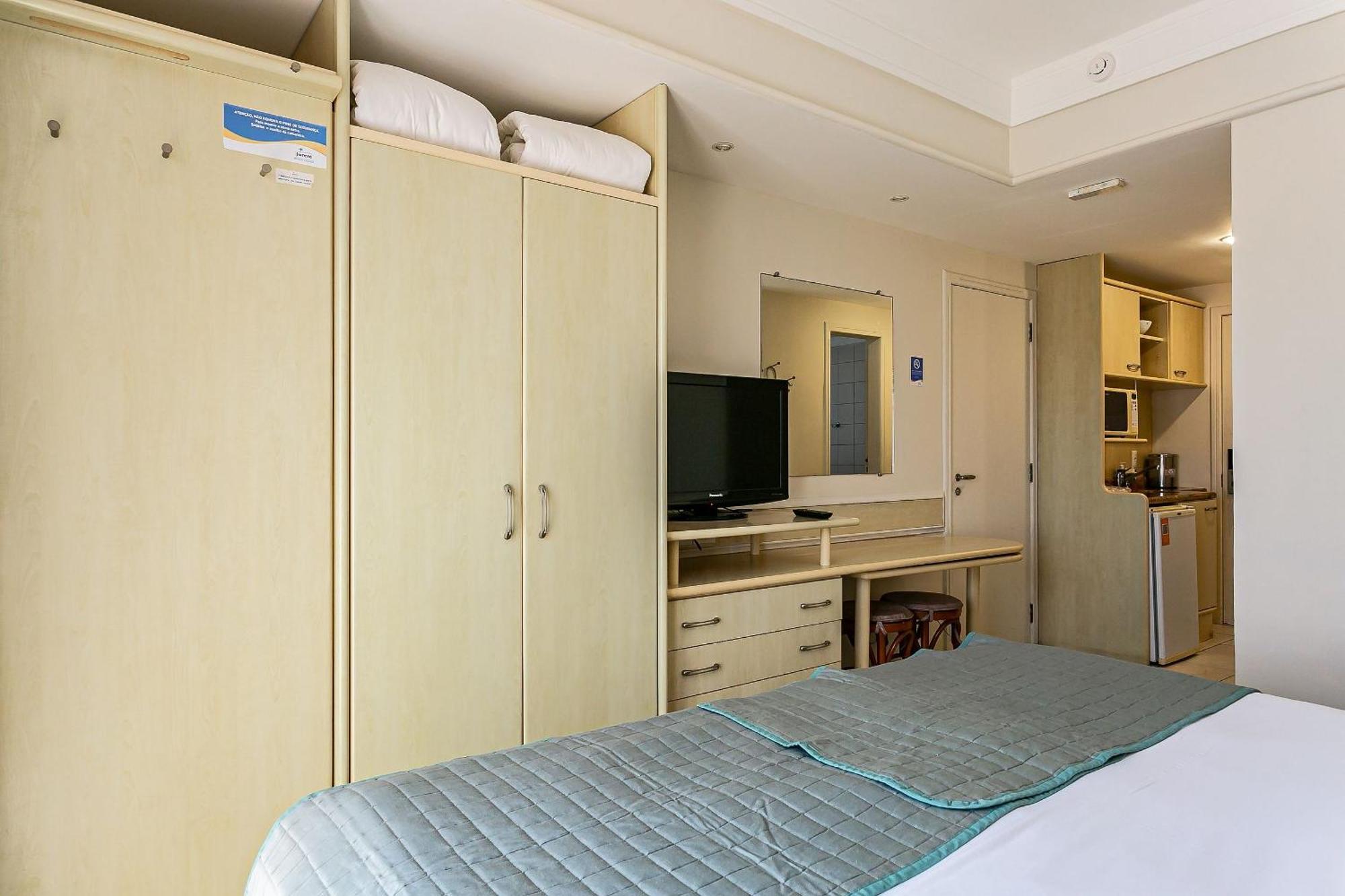 Resort Pe Na Areia - Studios Direto Com Proprietario Jbvjr Florianópolis المظهر الخارجي الصورة