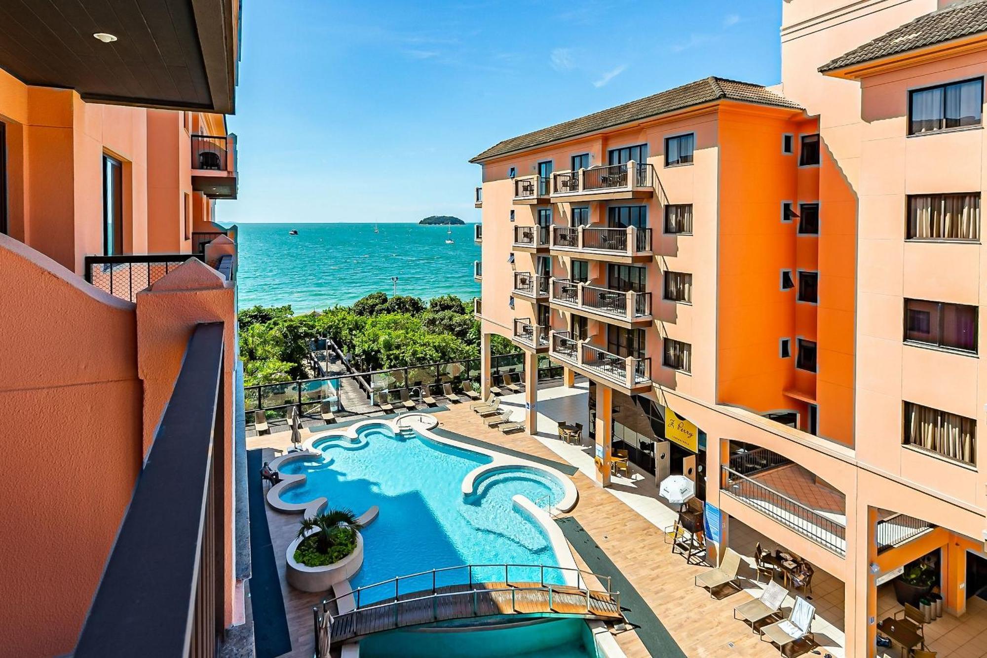 Resort Pe Na Areia - Studios Direto Com Proprietario Jbvjr Florianópolis المظهر الخارجي الصورة